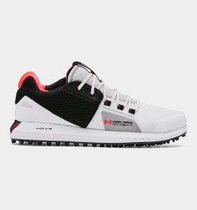 アンダーアーマー メンズ ゴルフシューズ Under Armour UA HOVR Forge RC Spikeless Golf Shoes - White/Black