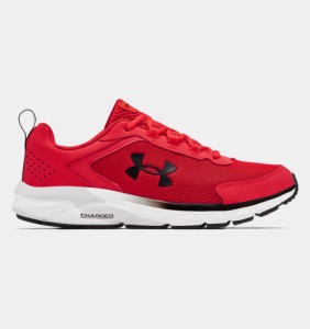 アンダーアーマー メンズ ランニングシューズ Men's UA Charged Assert 9 Running Shoes - Red/White