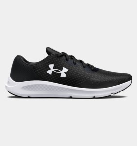 アンダーアーマー メンズ ランニングシューズ Men's UA Charged Pursuit 3 Running Shoes - Black/White