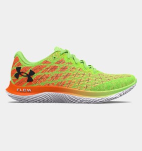アンダーアーマー メンズ ランニングシューズ Men's UA Flow Velociti Wind 2 Running Shoes - Quirky Lime/Blaze Orange
