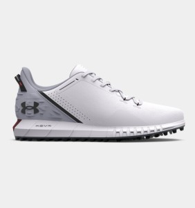 アンダーアーマー メンズ ゴルフシューズ Under Armour UA HOVR Drive Spikeless Golf Shoes - White/Mod Gray