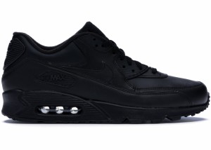 ナイキ メンズ Nike Air Max 90 "Leather Black" スニーカー BLACK エアマックス９０