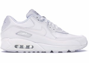 ナイキ メンズ Nike Air Max 90 "Leather" スニーカー WHITE/WHITE エアマックス９０