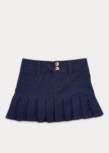 ポロ ラルフローレン 2-6X ガールズ/キッズ Polo Ralph Lauren Stretch Cotton Chino Skirt スカート Newport Navy 女の子