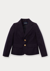 ポロ ラルフローレン 2T-6X ガールズ/キッズ Polo Ralph Lauren Wool Blazer ブレザー ジャケット GREENWICH NAVY