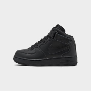 ナイキ キッズ/ジュニア エアフォース１ミッド Nike Air Force 1 Mid PS スニーカー Black