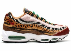 ナイキ メンズ エアマックス９５ Nike Air Max 95 "Atmos Animal Pack" スニーカー PONY/SPORT RED GREEN-WHEAT