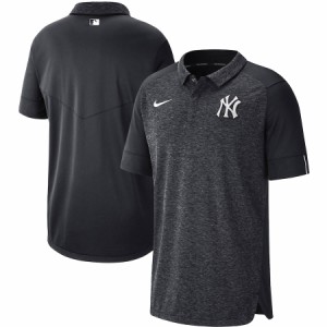 ナイキ メンズ ポロシャツ New York Yankees Nike Authentic Collection Team Logo Elite Polo 半袖 ゴルフ Black