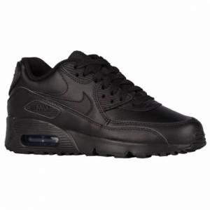 ナイキ キッズ エアマックス９０ レザー Nike Air Max 90 Leather GS - Black/Black