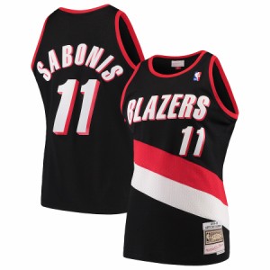 ミッチェル＆ネス メンズ ジャージ Arvydas Sabonis "Portland Trail Blazers" Mitchell & Ness Hardwood Classics Swingman Jersey - Bl