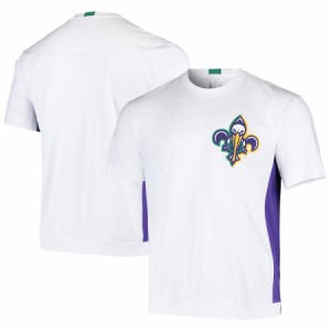 ナイキ メンズ ジャージ "New Orleans Pelicans" Nike City Edition Shooting Performance T-Shirt - White/Purple