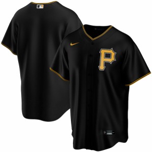 ナイキ メンズ ジャージ "Pittsburgh Pirates" Nike Alternate 2020 Replica Team Jersey - Black