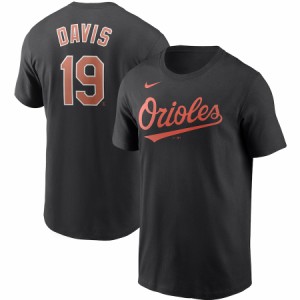 ナイキ メンズ Tシャツ Chris Davis "Baltimore Orioles" Nike Name & Number T-Shirt - Black