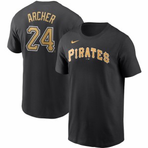 ナイキ メンズ "Chris Archer" Pittsburgh Pirates Nike Name & Number Team T-Shirt Tシャツ 半袖 Black