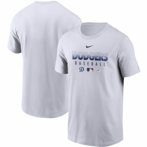 ナイキ メンズ Tシャツ Los Angeles Dodgers Nike Authentic Collection Team Performance T-Shirt 半袖 White