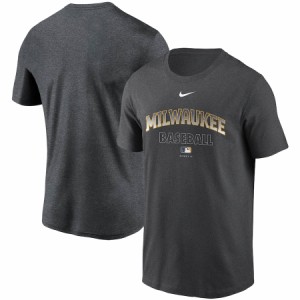 ナイキ メンズ Milwaukee Brewers Nike Authentic Collection Legend Performance T-Shirt Tシャツ 半袖 Charcoal