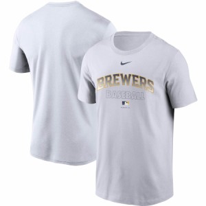 ナイキ メンズ Milwaukee Brewers Nike Authentic Collection Legend Performance T-Shirt Tシャツ 半袖 White