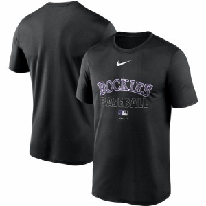 ナイキ メンズ Tシャツ Colorado Rockies Nike Authentic Collection Legend Performance T-Shirt 半袖 Black