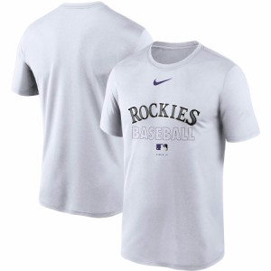 ナイキ メンズ Tシャツ Colorado Rockies Nike Authentic Collection Legend Performance T-Shirt 半袖 White