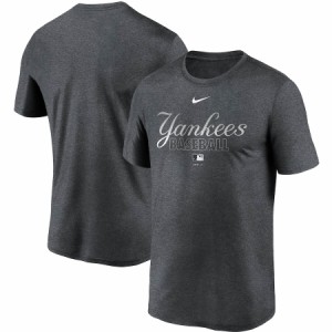 ナイキ メンズ Tシャツ New York Yankees Nike Authentic Collection Legend Performance T-Shirt 半袖 Charcoal