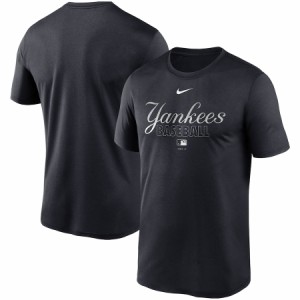 ナイキ メンズ Tシャツ 半袖 "New York Yankees" Nike Authentic Collection Legend Performance T-Shirt - Navy