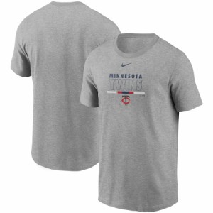 ナイキ メンズ Minnesota Twins Nike Color Bar T-Shirt Tシャツ 半袖 Gray