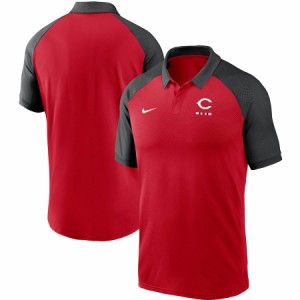 ナイキ メンズ ポロシャツ Cincinnati Reds Nike Legacy Tri-Blend Raglan Performance Polo 半袖 ゴルフ Red