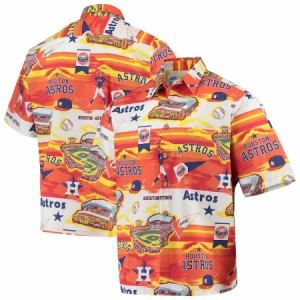 メンズ シャツ "Houston Astros" Reyn Spooner Scenic Button-Up Shirt - Orange