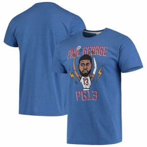 メンズ Tシャツ Paul George "LA Clippers" Caricature Tri-Blend T-Shirt - Royal