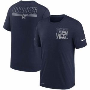 ナイキ メンズ Tシャツ "Dallas Cowboys" Nike Sideline Facility Playbook Performance T-Shirt - Navy