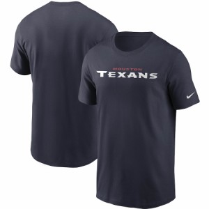 ナイキ メンズ Tシャツ "Houston Texans" Nike Team Wordmark T-Shirt - Navy