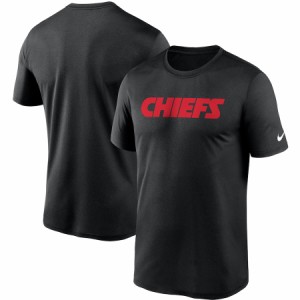 ナイキ メンズ Tシャツ "Kansas City Chiefs" Nike Fan Gear Legend Wordmark Performance T-Shirt - Black