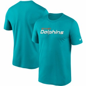 ナイキ メンズ Tシャツ "Miami Dolphins" Nike Fan Gear Legend Wordmark Performance T-Shirt - Aqua