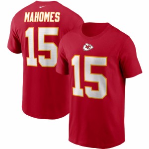 ナイキ メンズ Tシャツ Patrick Mahomes "Kansas City Chiefs" Nike Name & Number T-Shirt - Red