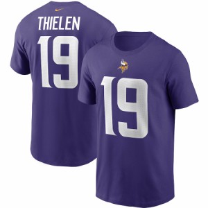 ナイキ メンズ Tシャツ Adam Thielen "Minnesota Vikings" Nike Name & Number T-Shirt - Purple