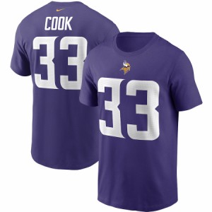 ナイキ メンズ Tシャツ Dalvin Cook "Minnesota Vikings" Nike Name & Number T-Shirt - Purple