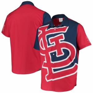 メンズ シャツ "St. Louis Cardinals" Big Logo Button-Up Shirt - Red