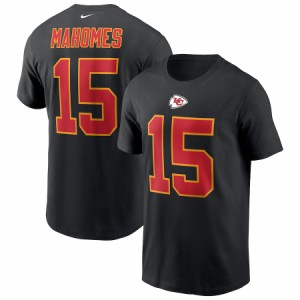 ナイキ メンズ Tシャツ Patrick Mahomes "Kansas City Chiefs" Nike Name & Number T-Shirt - Black