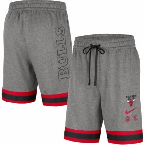 ナイキ メンズ ハーフパンツ "Chicago Bulls" Nike Courtside Shorts - Heathered Charcoal