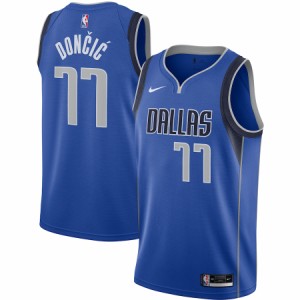 ナイキ メンズ ジャージ Luka Doncic "Dallas Mavericks" Nike 2020/21 Swingman Jersey Royal - Icon Edition