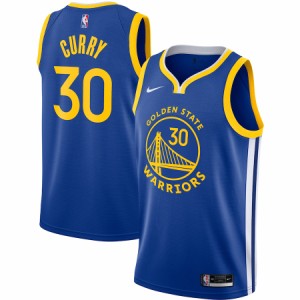 ナイキ メンズ ジャージ Stephen Curry "Golden State Warriors" Nike 2020/21 Swingman Jersey - Royal - Icon Edition