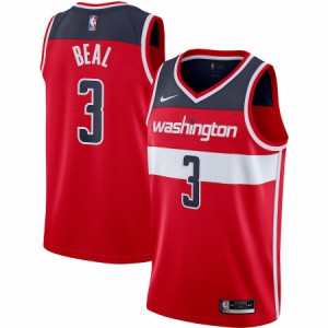 ナイキ メンズ ジャージ Bradley Beal "Washington Wizards" Nike 2020/21 Swingman Jersey - Red - Icon Edition