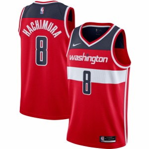 ナイキ メンズ ジャージ Rui Hachimura "Washington Wizards" Nike 2020/21 Swingman Jersey - Red - Icon Edition