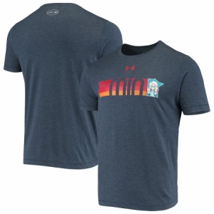 アンダーアーマー メンズ Tシャツ "Minnesota Twins" Under Armour Fading Fast Performance Tri-Blend T-Shirt??EHeathered Navy