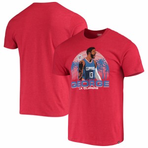 メンズ Tシャツ Paul George "LA Clippers" '47 Player Graphic T-Shirt - Red