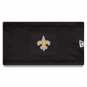 ニューエラ メンズ ヘッドバンド "New Orleans Saints" New Era 2020 NFL Summer Sideline COOLERA Official Headband - Black