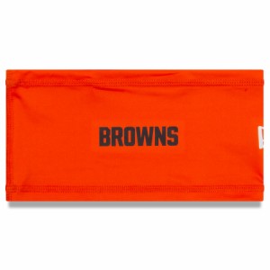 ニューエラ メンズ ヘッドバンド "Cleveland Browns" New Era 2020 NFL Summer Sideline Official Headband - Orange