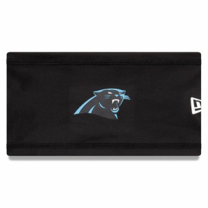 ニューエラ メンズ ヘッドバンド "Carolina Panthers" New Era 2020 NFL Summer Sideline COOLERA Official Headband - Black