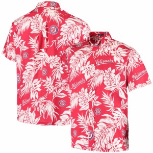 メンズ シャツ "Washington Nationals" Reyn Spooner Aloha Button-Down Shirt - Red