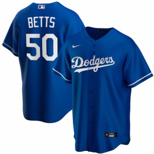 ナイキ メンズ ジャージ Mookie Betts "Los Angeles Dodgers" Nike 2020 Alternate Official Replica Player Jersey - Royal